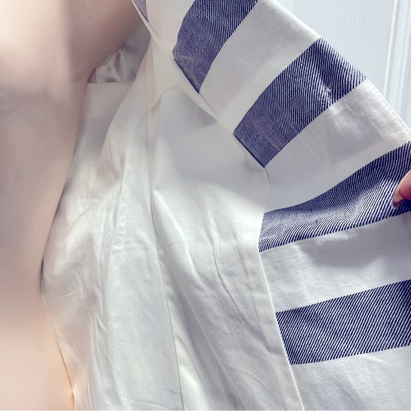 🌸3 for $30 Banana Republic Blazer stripes Nautical style size M - Picture 8 of 17